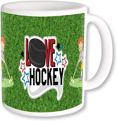 

PhotogiftsIndia I Love Hockey 05 Ceramic Mug(325 ml), Multicolor