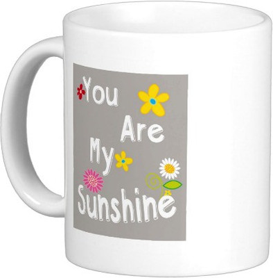 Exoctic Silver MUG103 Ceramic Mug(250 ml), White