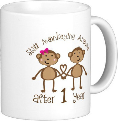 

Exoctic Silver Rab ne Bana Di Jodi A003 Ceramic Mug(350 ml), Multicolor