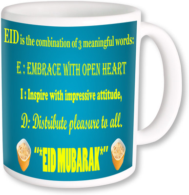 

PhotogiftsIndia Eid Mubarak 19 Ceramic Mug(325 ml), Multicolor