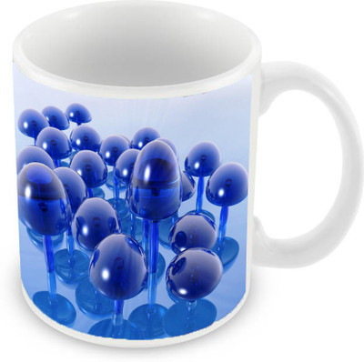 

Sleep Nature's SN-MG-689 Ceramic Mug(350 ml), Blue