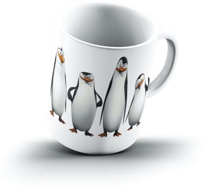 

Ucard Penguins Of Madagascar1042 Bone China, Ceramic, Porcelain Mug(325 ml), Multicolor