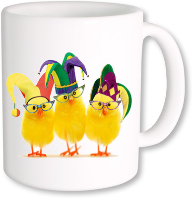 

PhotogiftsIndia zoo hen Ceramic Mug(350 ml), Multicolor