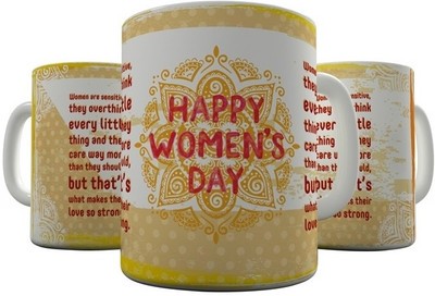 

Shaildha WD02 Ceramic Mug(350 ml), Multicolor