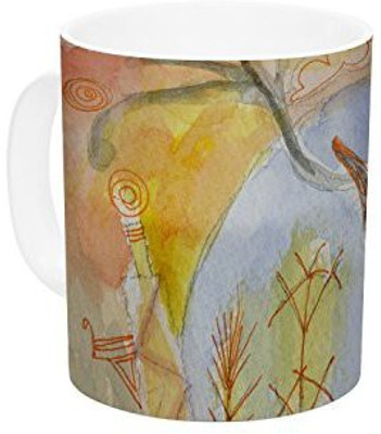 

Kess InHouse InHouse Marianna Tankelevich Promise of Magic Ceramic Coffee, 11 oz, Multicolor Ceramic Mug(60 ml)