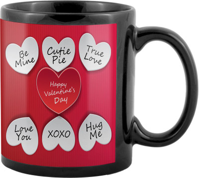 

SKY TRENDS Valentine Gifts For Special Girlfriend,Boyfriend,Wife,Husband,design 193 Ceramic Mug(325 ml), Black