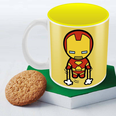 

Posterboy Kawaii Art - Iron Man Officially Licensed Ceramic Mug(350 ml), Multicolor