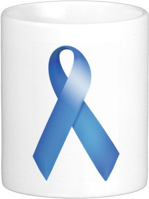 

Exoctic Silver Anti Drug Awareness A001 Ceramic Mug(250 ml), Blue;white