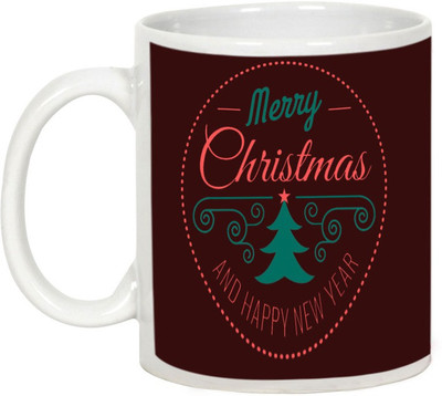 

AllUPrints Christmas Gifts For Everyone Ceramic Mug(325 ml), White
