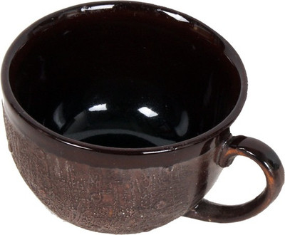

Purpledip Designer Earthenware Ceramic Mug(350 ml), Brown
