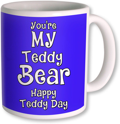 

PhotogiftsIndia My Teddy Bear Coffee Ceramic Mug(350 ml), White