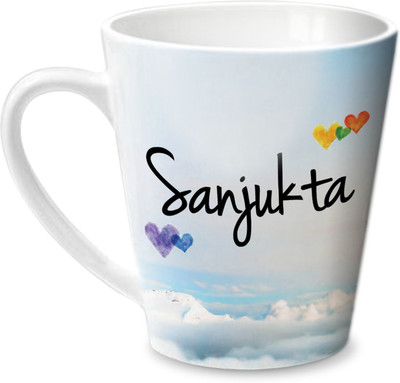 

Hot Muggs Simply Love You Sanjukta Conical Ceramic Mug(350 ml)