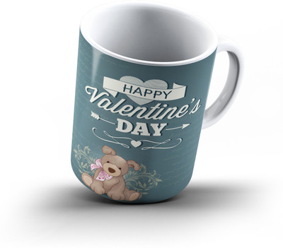 

Ucard Valentines Day Love514 Bone China, Ceramic, Porcelain Mug(325 ml), Multicolor