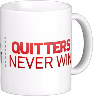 

Exoctic Silver Best Quoted Coffee 00115 Ceramic Mug(300 ml), Multicolor
