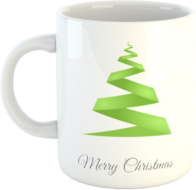 

Deeher Gifts Merry Christmas Design30 Ceramic Mug(330 ml), Multicolor