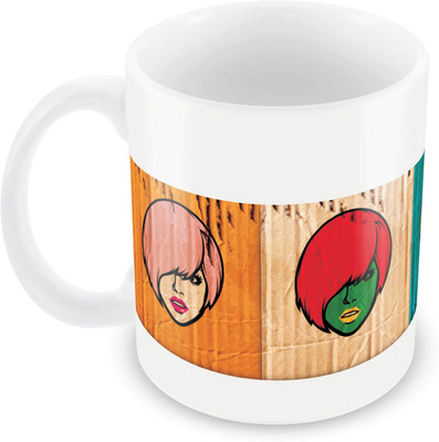 

Posterboy Pop Culture Ceramic Mug(350 ml), Multicolor