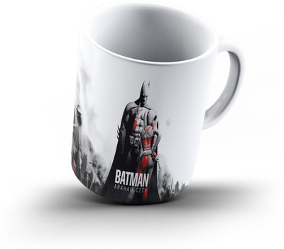 

Ucard Bat Man Arkham City936 Bone China, Ceramic, Porcelain Mug(325 ml), Multicolor
