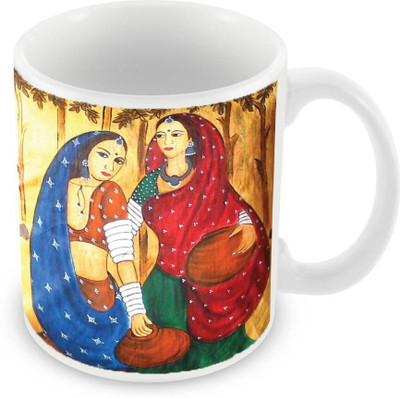

Sleep Nature's SN-MG-1564 Ceramic Mug(350 ml), Multicolor
