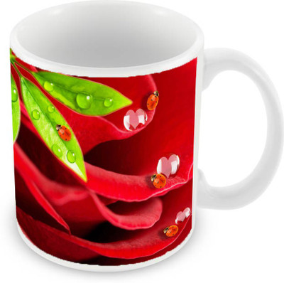 

Sleep Nature's SN-MG-788 Ceramic Mug(350 ml), Red