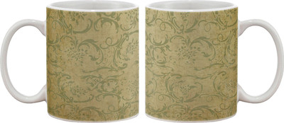 

Artifa Abstract Pattern Porcelain, Ceramic Mug(350 ml), Multicolor