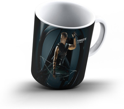 

Ucard Avengers Hawkeye919 Bone China, Ceramic, Porcelain Mug(325 ml), Multicolor