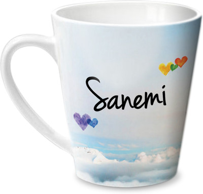 

Hot Muggs Simply Love You Sanemi Conical Ceramic Mug(350 ml)