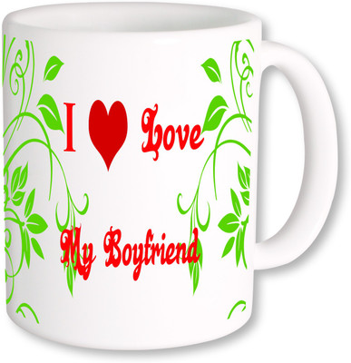 

PhotogiftsIndia I Love My Boyfriend 03 Ceramic Mug(325 ml), Multicolor