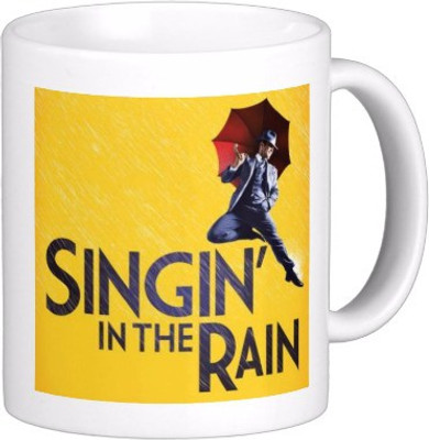 

Exoctic Silver Monsoon Rain Quotes X022 Ceramic Mug(300 ml), Multicolor
