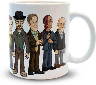 Shoppers Bucket Breaking Bad Gang 1 Ceramic Coffee Mug(330 ml)