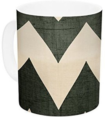 

Kess InHouse InHouse Catherine McDonald Vintage Vinyl Ceramic Coffee, 11 oz, Multicolor Ceramic Mug(60 ml)