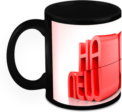 

Homesogood New Year Full Of Stars Ceramic Mug(325 ml)