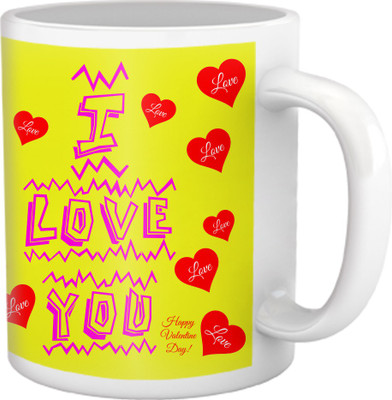 28% OFF on TIED RIBBONS I Love You Ceramic Coffee Mug(350 ml) 28% OFF on TIED RIBBONS I Love You Ceramic Coffee Mug(350 ml)
