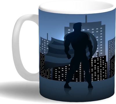 

PRINT OPERA Superman Ceramic Mug(330 ml), Multicolor