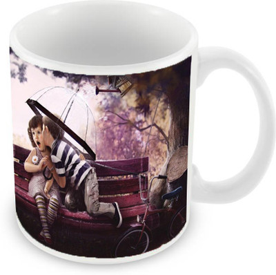

Sleep Nature's SN-MG-1286 Ceramic Mug(350 ml), Multicolor