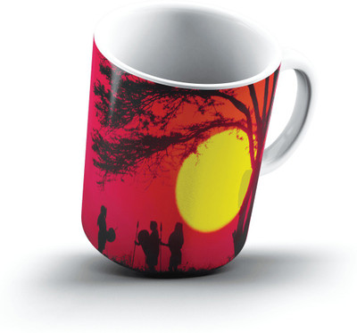 

Ucard Young Warriors Maasai2710 Bone China, Ceramic, Porcelain Mug(325 ml), Multicolor