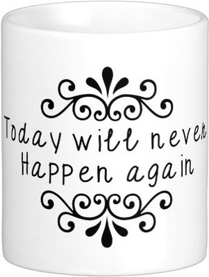 

Exoctic Silver Mast Quotes A057 Ceramic Mug(250 ml), Black;white