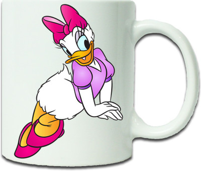 

Maison N Mode Donald Duck Coffee Ceramic Mug(330 ml), Multicolor