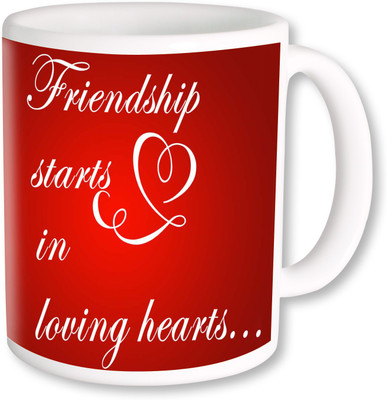

PhotogiftsIndia Happy Friendship Day 049 Ceramic Mug(350 ml), Multicolor