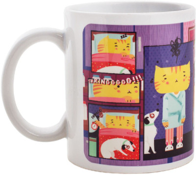 

Chumbak It's Coffee Time Ceramic Mug(300 ml), White