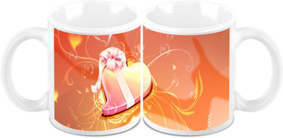 

Homesogood Amazing Valentine's Day Gift (Set Of 2) Ceramic Mug(325 ml, Pack of 2)