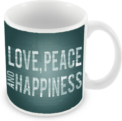 

Sleep Nature's SN-MG-1615 Ceramic Mug(350 ml), Multicolor
