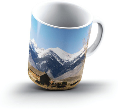 

Ucard Mountain Scape2527 Bone China, Ceramic, Porcelain Mug(325 ml), Multicolor