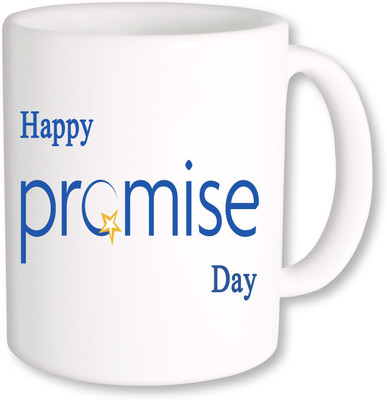 

PhotogiftsIndia Happy Promise Day 02 Ceramic Mug(325 ml), Multicolor