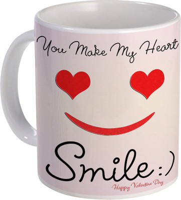 

SKY TRENDS Can't Help Falling in Love mug Best Gift for Valentine's Day, Her, Girlfriend,boy friend,husband, Wife,Birthday, Anniversary,Christmas or Any Holidays Design 02Can't Help Ceramic Mug(320 ml), Blue;white