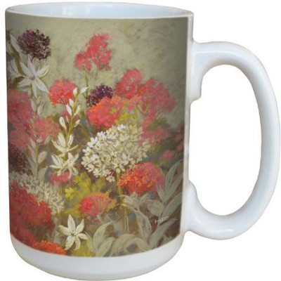 

Tree-Free Greetings Greetings lm43727 Ancient Inspiration Flowers by Nel Whatmore Ceramic, 15-Ounce Ceramic Mug(60 ml), Multicolor