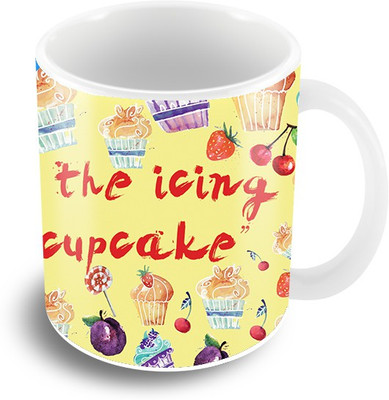 

The Crazy Me Sweeten up a bit Ceramic Mug(325 ml), Multicolor