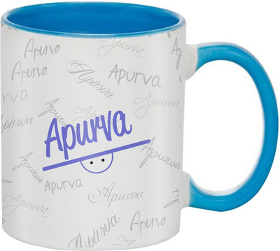 

SKY TRENDS Apurva Birthday Gift Coffee 350 ML Ceramic Mug(350 ml), Multicolor