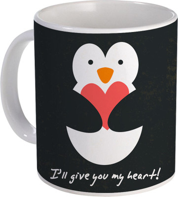 

SKY TRENDS Can't Help Falling in Love mug Best Gift for Valentine's Day, Her, Girlfriend,boy friend,husband, Wife,Birthday, Anniversary,Christmas or Any Holidays Design 113 Ceramic Mug(320 ml), Blue;white