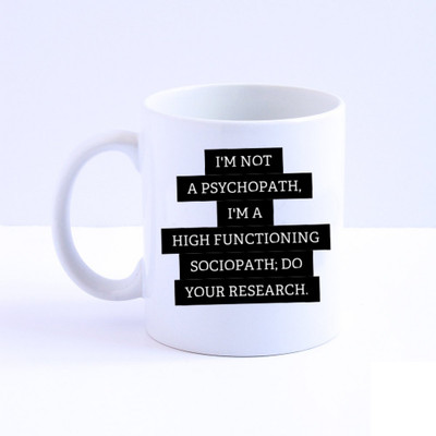 

Huppme Sherlock Holmes White Ceramic Mug(350 ml)