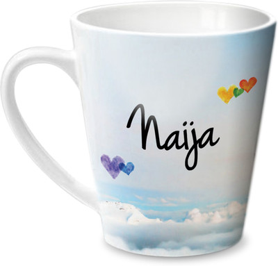 

Hot Muggs Simply Love You Naija Conical Ceramic Mug(350 ml)